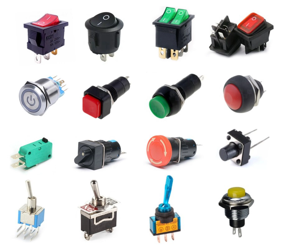 Switch /Toggle Switch/Miniature Toggle Switch/Push Button/Rocker Switch/Electric Switch/Plastic Switch/Micro Switch