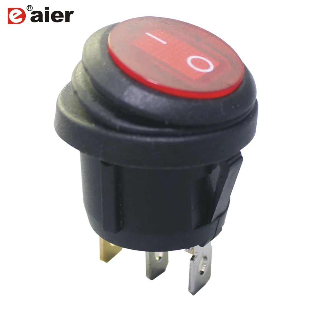 on-off 3 Pin LED Illuminated Kcd1 Waterproof Rocker Switch