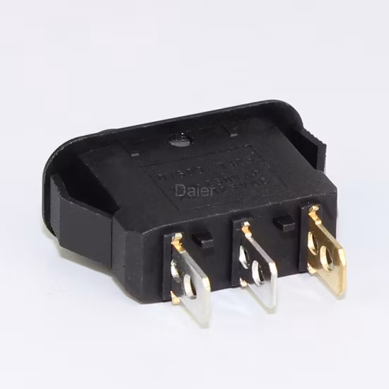 Interruttore basculante spst an off T105 a 3 poli Kcd3-19-101en con illuminazione DOT
