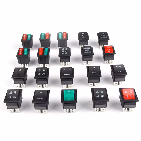 Kcd1 Kcd2 Interruttore basculante multi-momentaneo per l'accensione e lo spegnimento dell'interruttore basculante miniaturizzato Soken